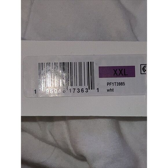 Calvin Klein Performance White Sliced Logo Cropped T-Shirt Women's Plus XXL NWT - Picture 8 of 8